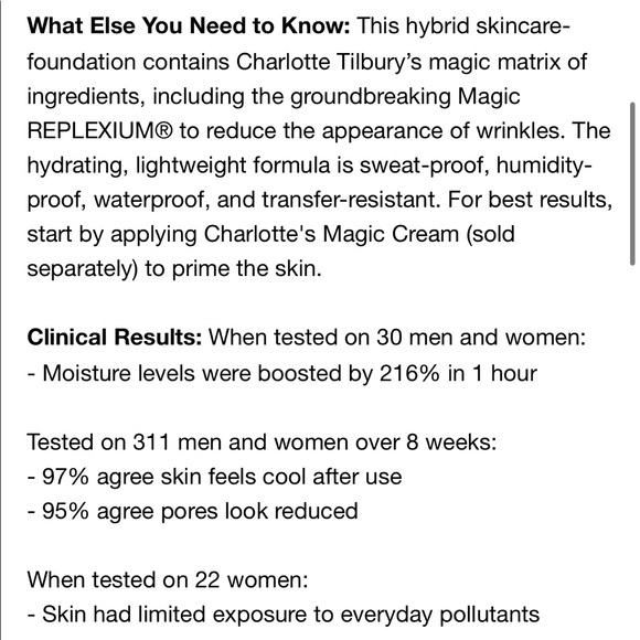 Charlotte Tilbury Airbrush Flawless Foundation (5.5 Warm) - Picture 8 of 8